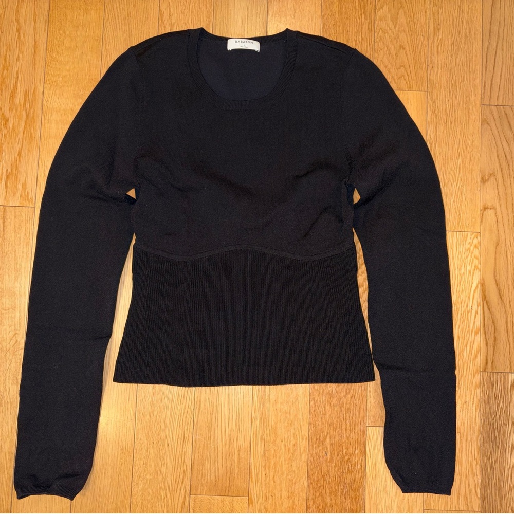 Babaton Black Long Sleeve Top